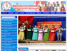 Tablet Screenshot of dongphu.edu.vn